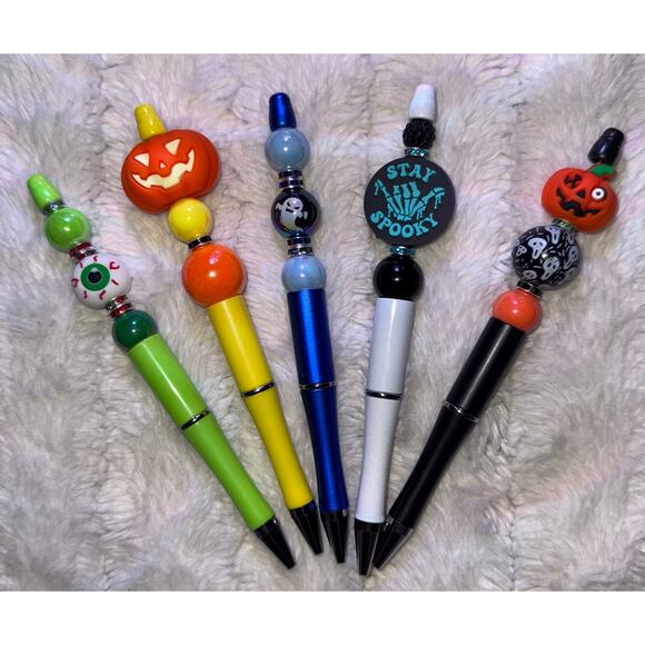 Halloween Beaded Pens (5 total) - Picture 4 of 4